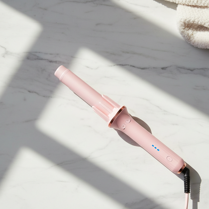 Automatic Curling Iron with Rotating Barrel