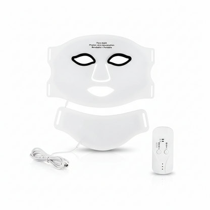 LED Facial Mask for Skin Treatment and Light Therapy
