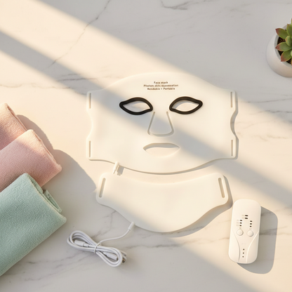 LED Facial Mask for Skin Treatment and Light Therapy