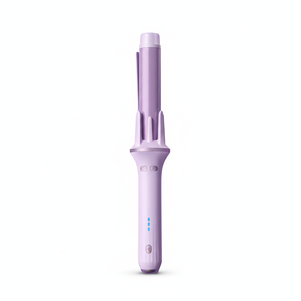 Automatic Curling Iron with Rotating Barrel