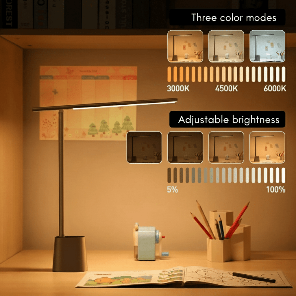 Versatile Rechargeable LED Table Light – Compact & Stylish