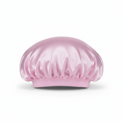 Shower Cap in Soft Satin Velvet Fabric