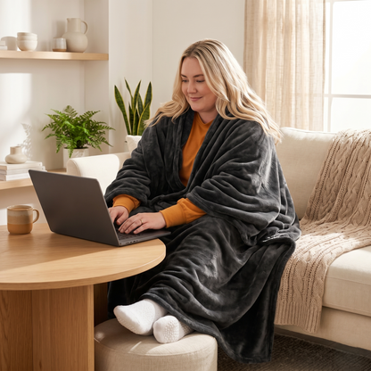 Cozy Wearable Blanket for Comfort and Warmth