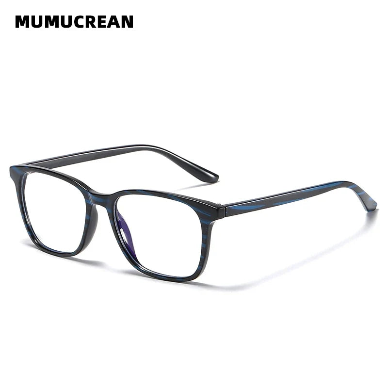 Square Retro Eyeglasses in TR90 Material