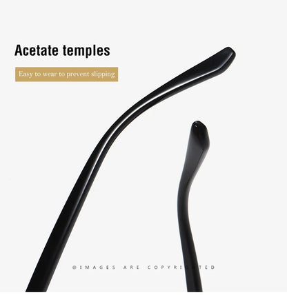 Square Retro Eyeglasses in TR90 Material