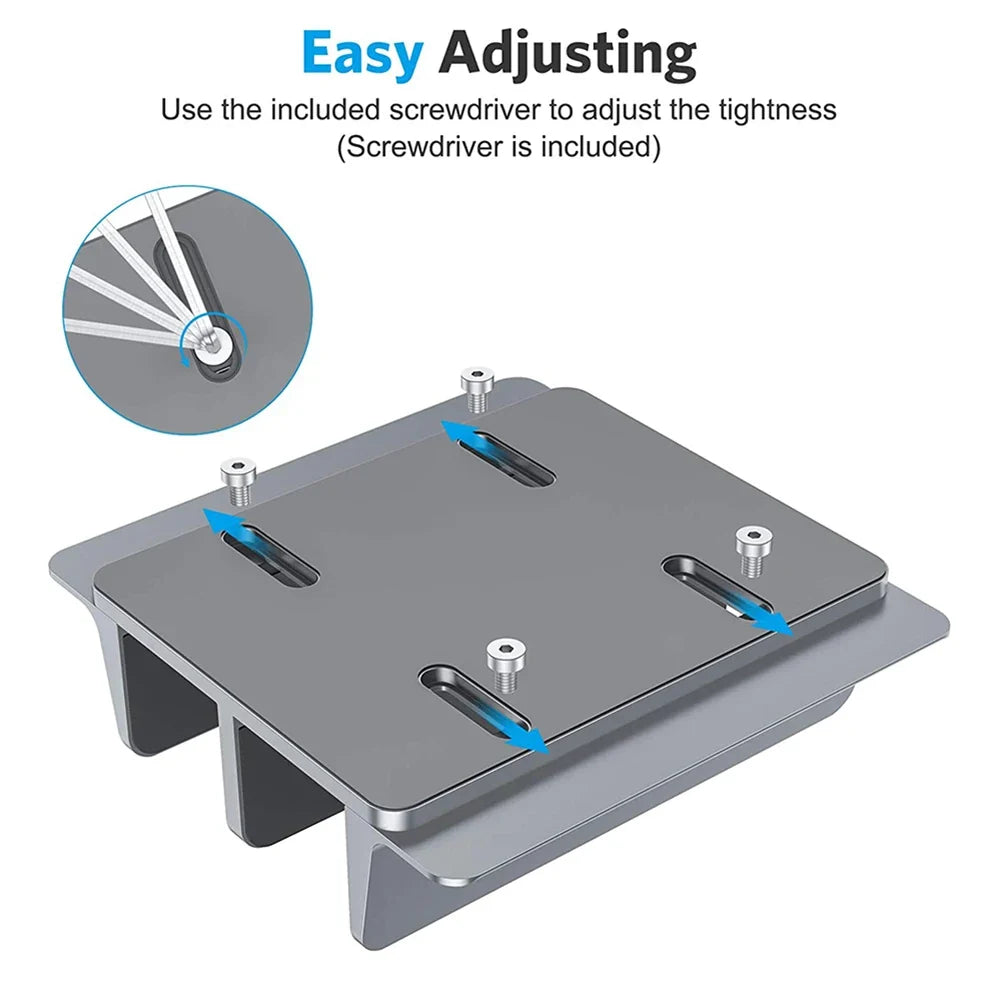 Vertical Laptop Holder in Aluminum Material