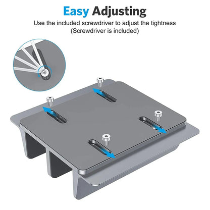 Vertical Laptop Holder in Aluminum Material