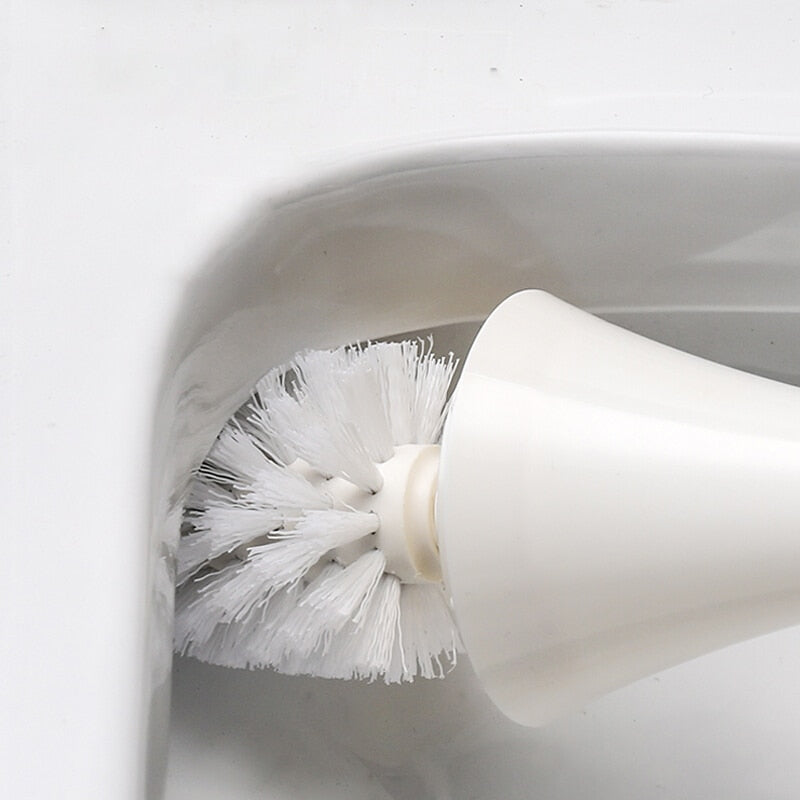 Sleek Bathroom Care Kit - Toilet Brush with Stylish Stand