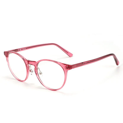 Vintage Round Eyewear with Glass Lenses
