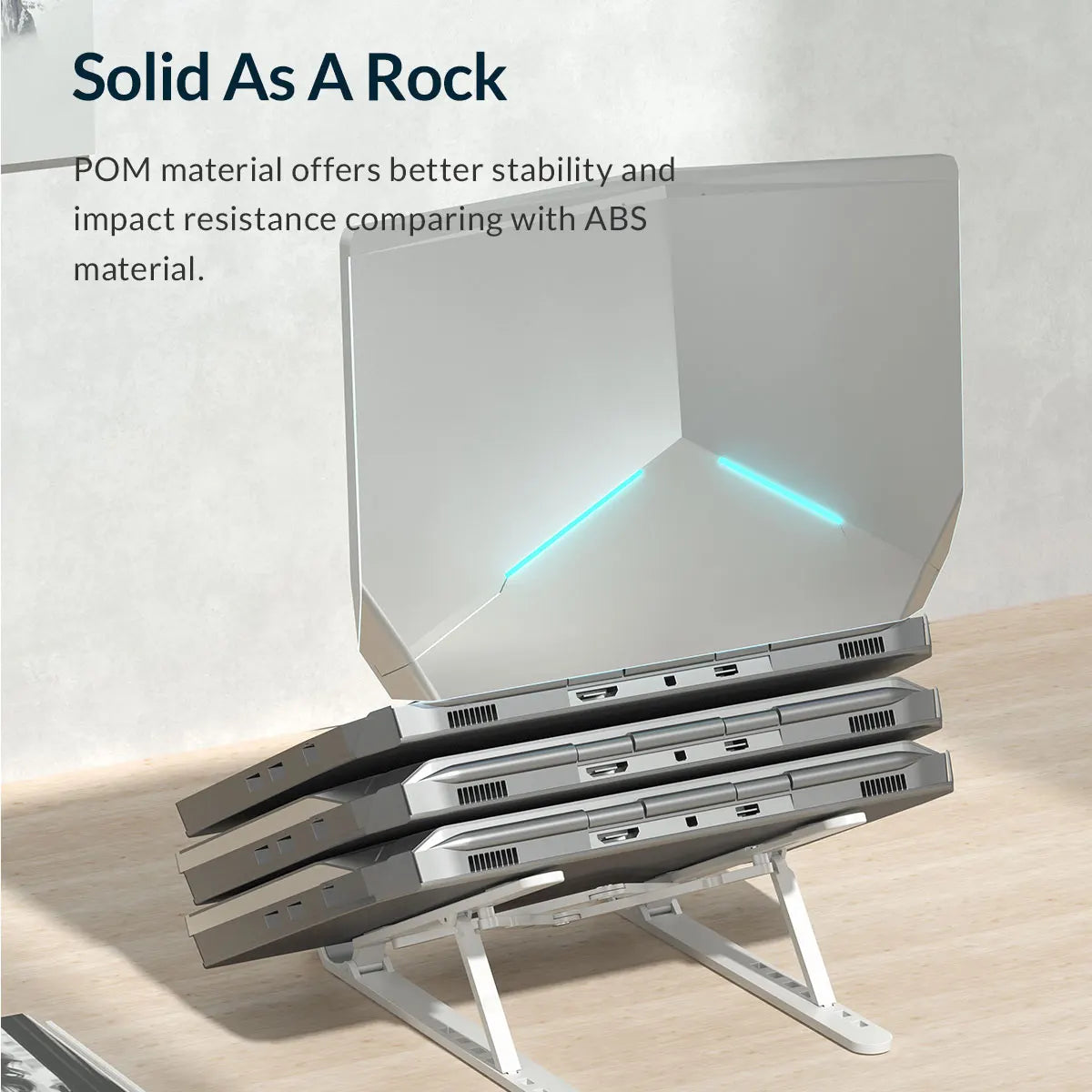 Adjustable Laptop Stand with 7 Angles for Ergonomic Positioning