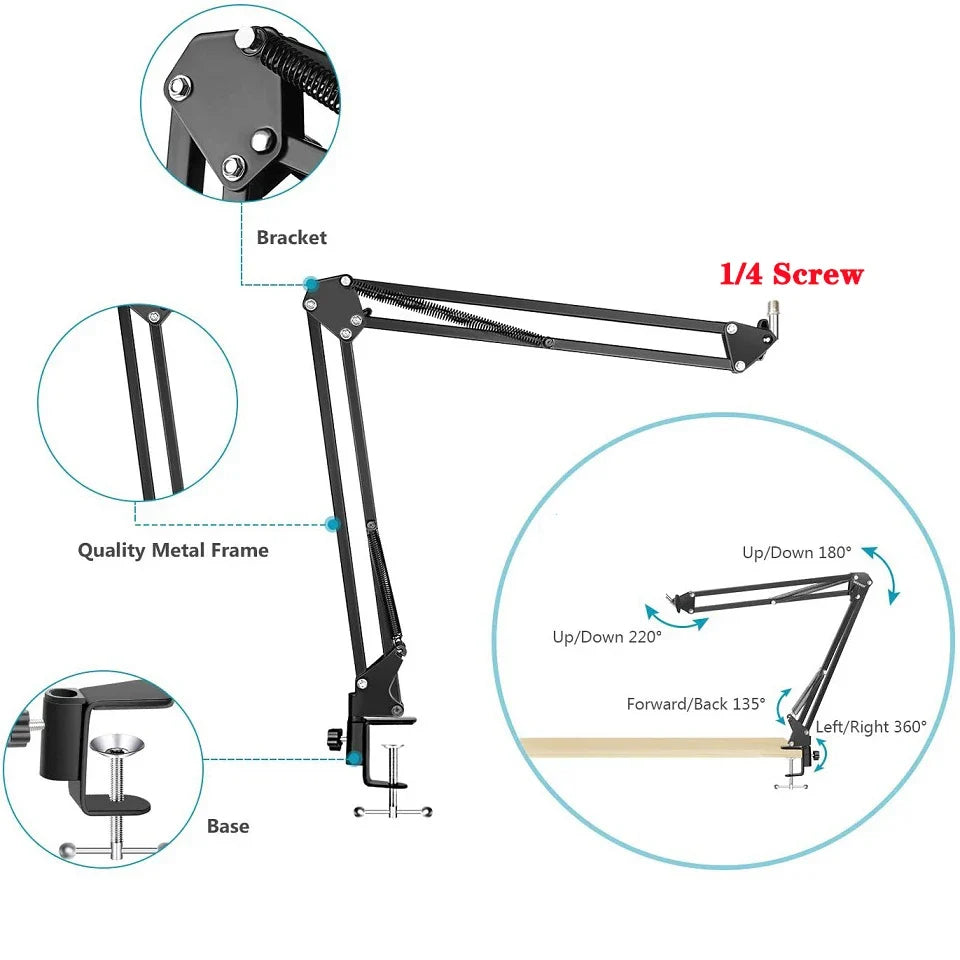 Phone Stand with Selfie Ring Light for Enhanced Photography