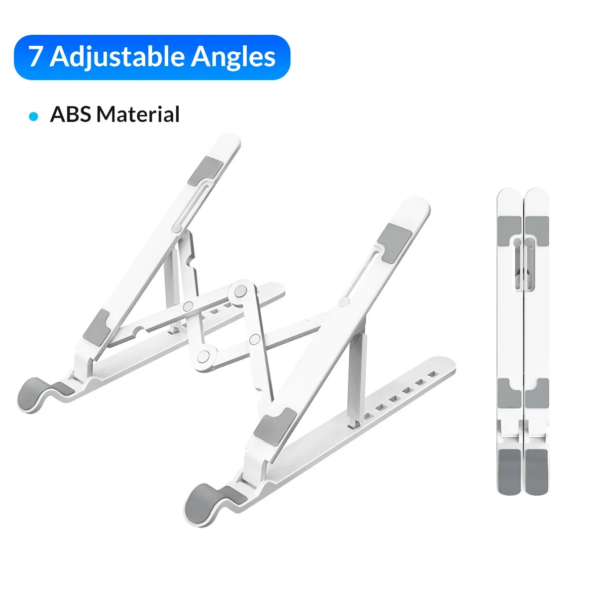 Adjustable Laptop Stand with 7 Angles for Ergonomic Positioning
