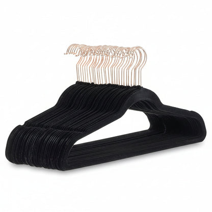 Elegant Velvet Slim Hangers for Optimal Closet Space – Pack of 10