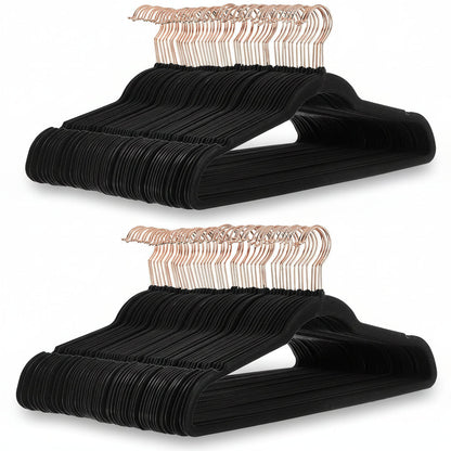 Elegant Velvet Slim Hangers for Optimal Closet Space – Pack of 10