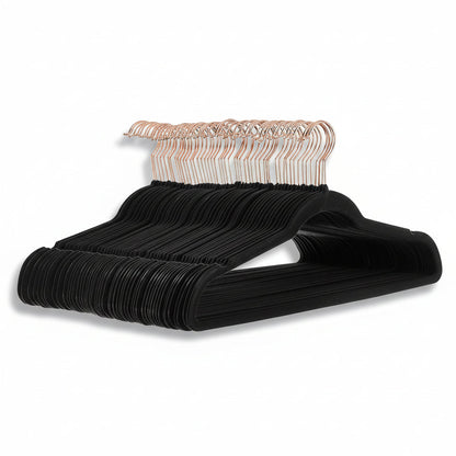 Elegant Velvet Slim Hangers for Optimal Closet Space – Pack of 10