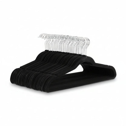 Elegant Velvet Slim Hangers for Optimal Closet Space – Pack of 10