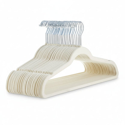 Elegant Velvet Slim Hangers for Optimal Closet Space – Pack of 10