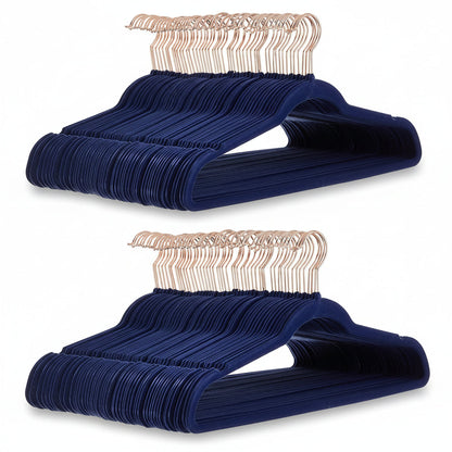 Elegant Velvet Slim Hangers for Optimal Closet Space – Pack of 10