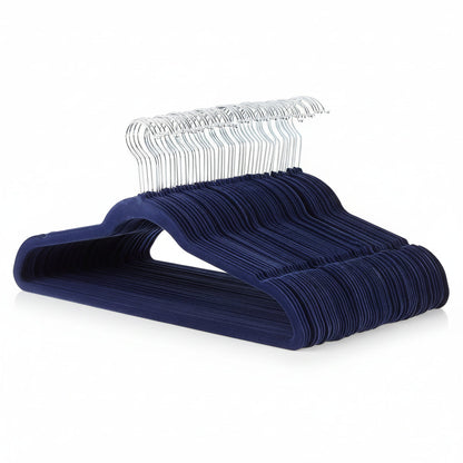 Elegant Velvet Slim Hangers for Optimal Closet Space – Pack of 10