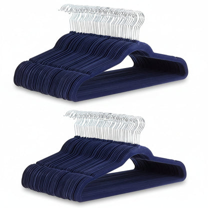 Elegant Velvet Slim Hangers for Optimal Closet Space – Pack of 10