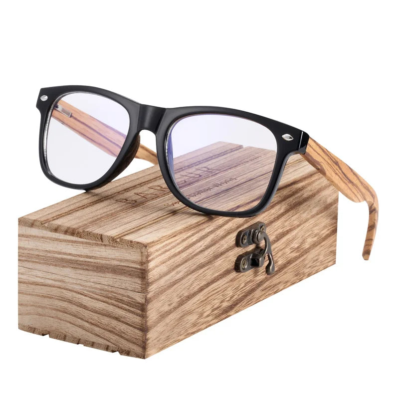 Wooden Blue Light Blocking Glasses