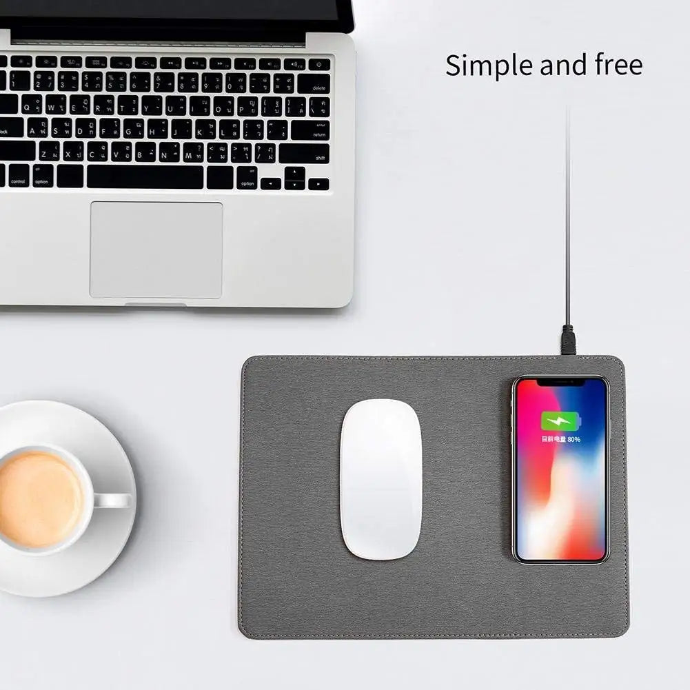 Wireless Charging Mouse Pad for Qi Devices