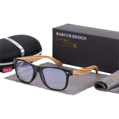 Wooden Blue Light Blocking Glasses