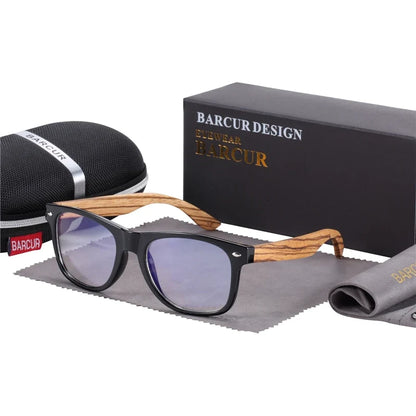 Wooden Blue Light Blocking Glasses