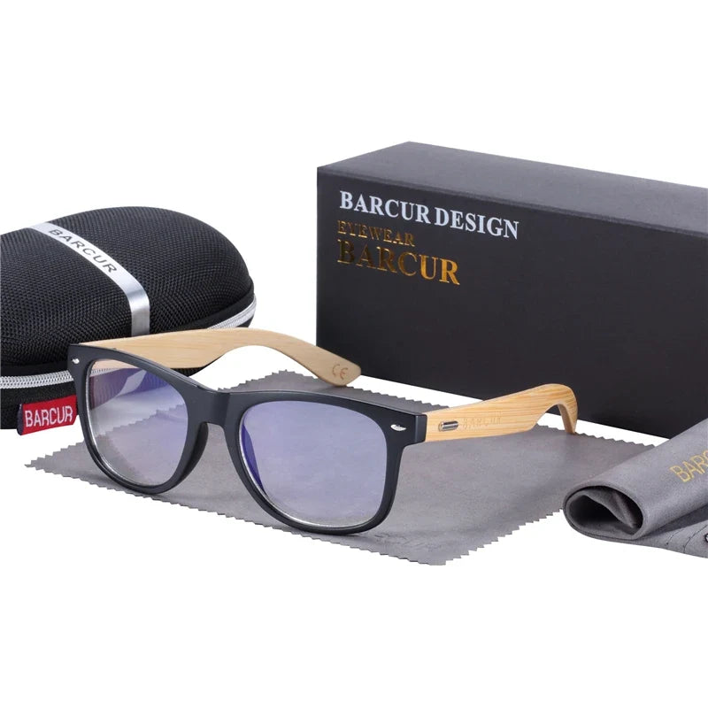 Wooden Blue Light Blocking Glasses