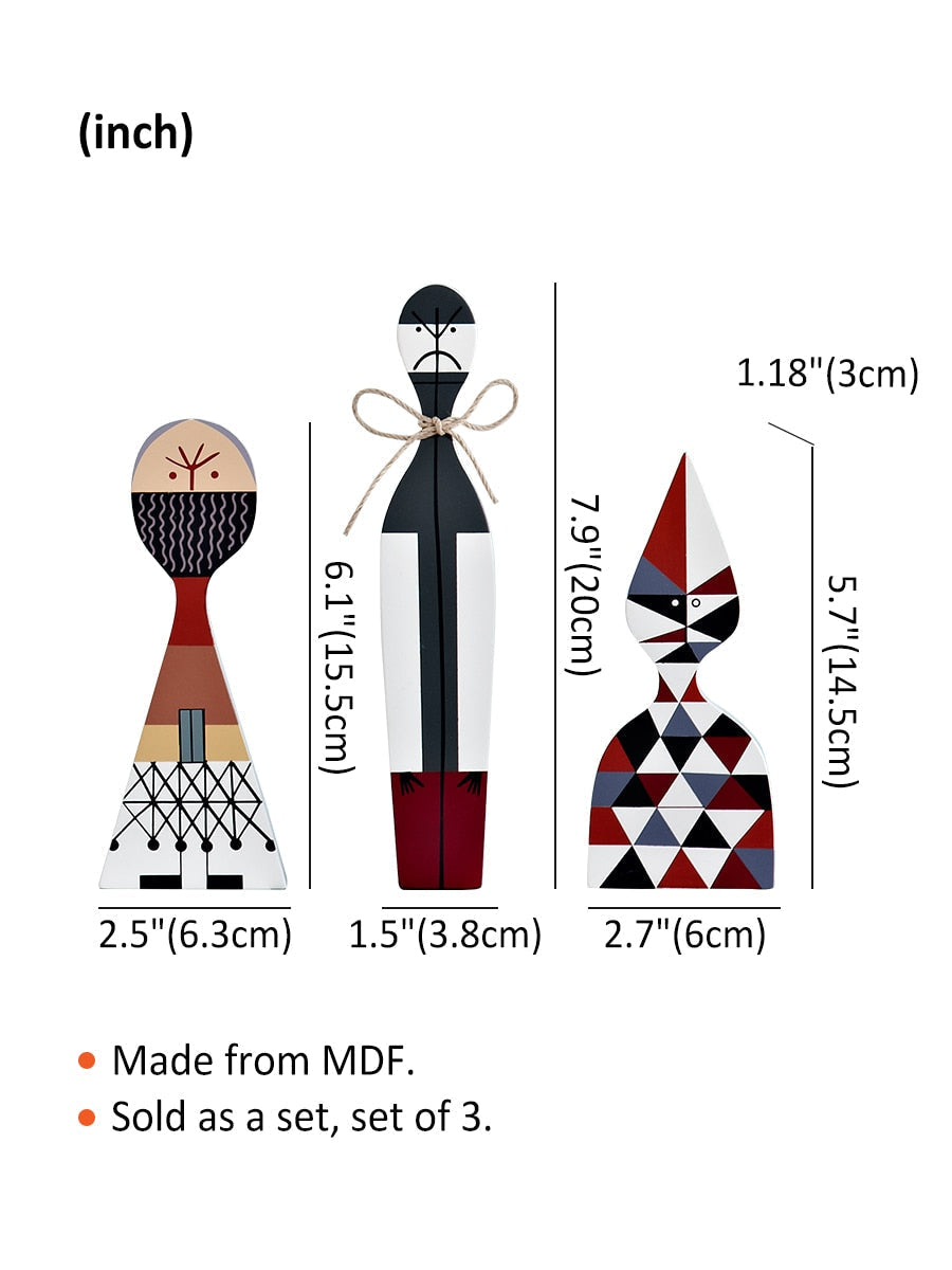 Artisan Wooden Accents | Sturdy MDF Figures for Every Celebration