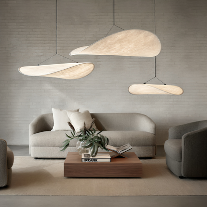 Sleek Oval Wave Pendant Light for Stylish Ceilings