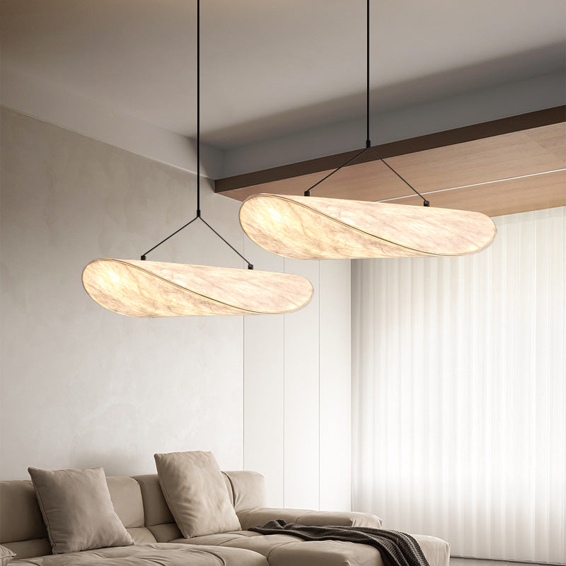 Sleek Oval Wave Pendant Light for Stylish Ceilings