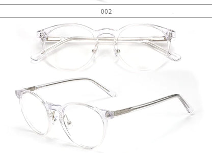 Vintage Round Eyewear with Glass Lenses