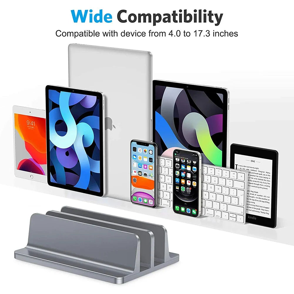 Vertical Laptop Holder in Aluminum Material