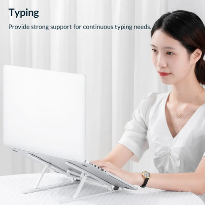 Adjustable Laptop Stand with 7 Angles for Ergonomic Positioning