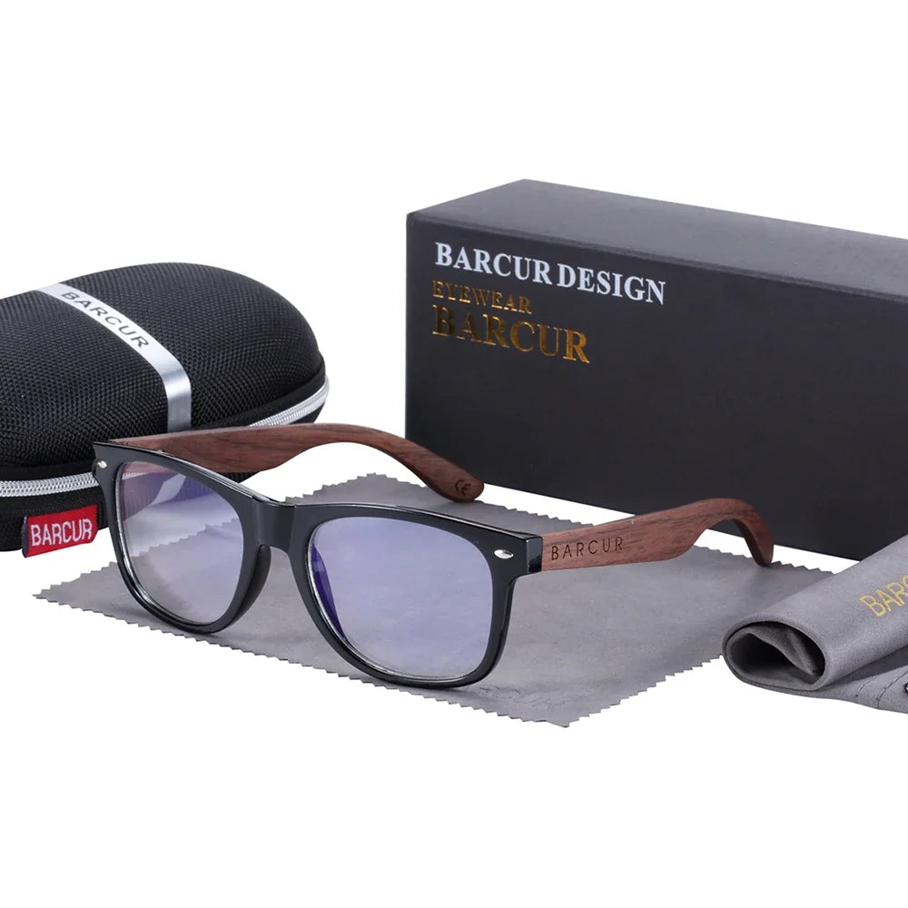 Wooden Blue Light Blocking Glasses