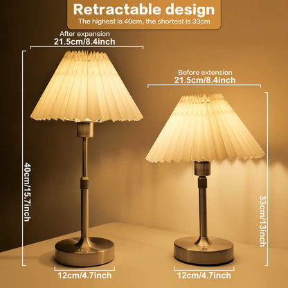 ElegantGlow Wireless LED Table Lamp - Dimmable & Adjustable