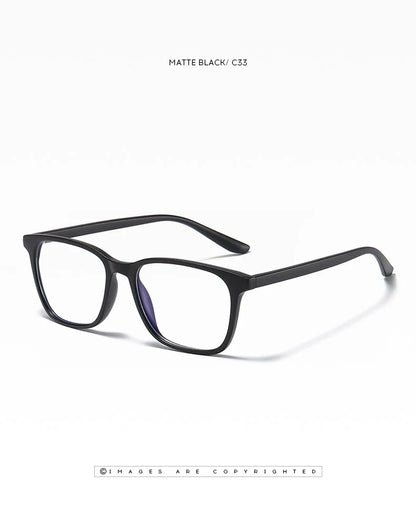 Square Retro Eyeglasses in TR90 Material
