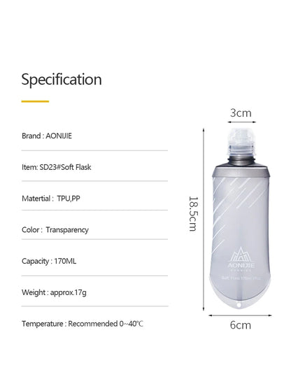 Soft Squeeze Water Bottle – Foldable Design