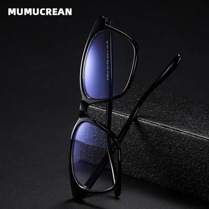 Square Retro Eyeglasses in TR90 Material