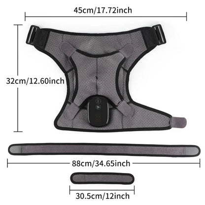 Vibrating Massage Heated Shoulder Support Brace