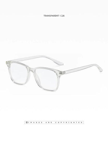 Square Retro Eyeglasses in TR90 Material