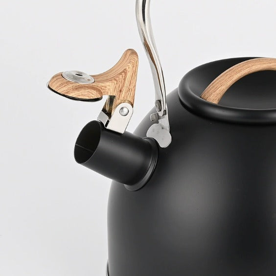 Chic Stainless Steel Whistling Kettle for Effortless Brewing