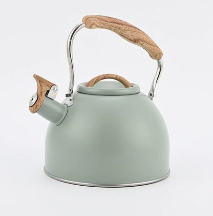 Chic Stainless Steel Whistling Kettle for Effortless Brewing