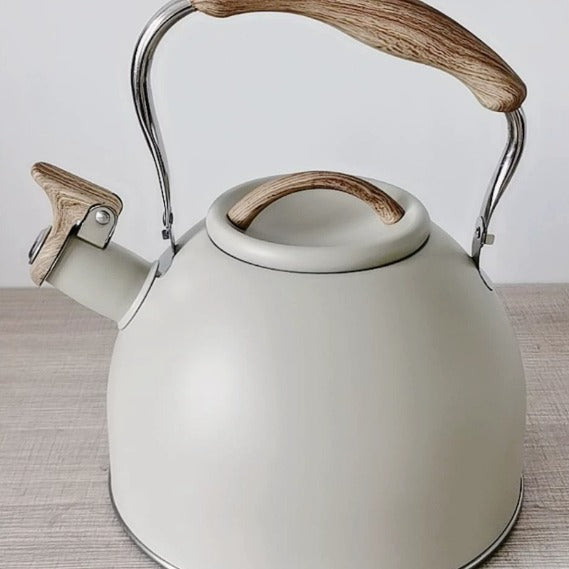 Chic Stainless Steel Whistling Kettle for Effortless Brewing