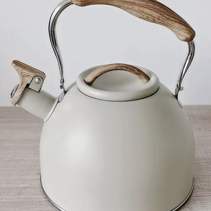 Chic Stainless Steel Whistling Kettle for Effortless Brewing