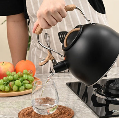 Chic Stainless Steel Whistling Kettle for Effortless Brewing