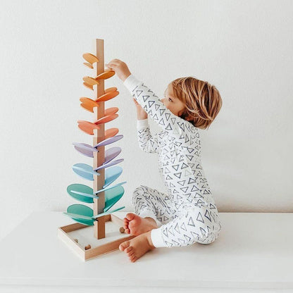Wooden Sound Tower for Enhanced Audio Experience