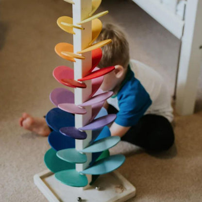 Wooden Sound Tower for Enhanced Audio Experience