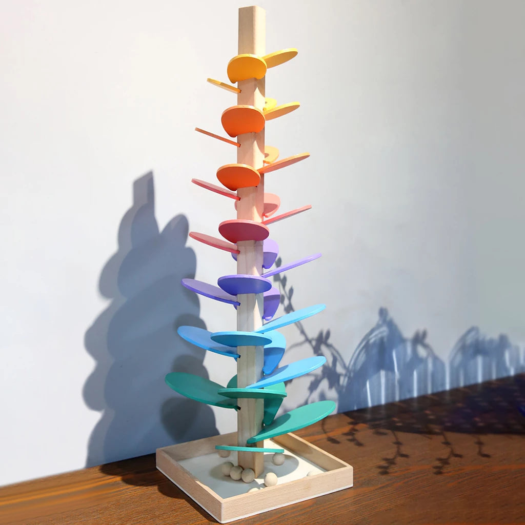 Wooden Sound Tower for Enhanced Audio Experience